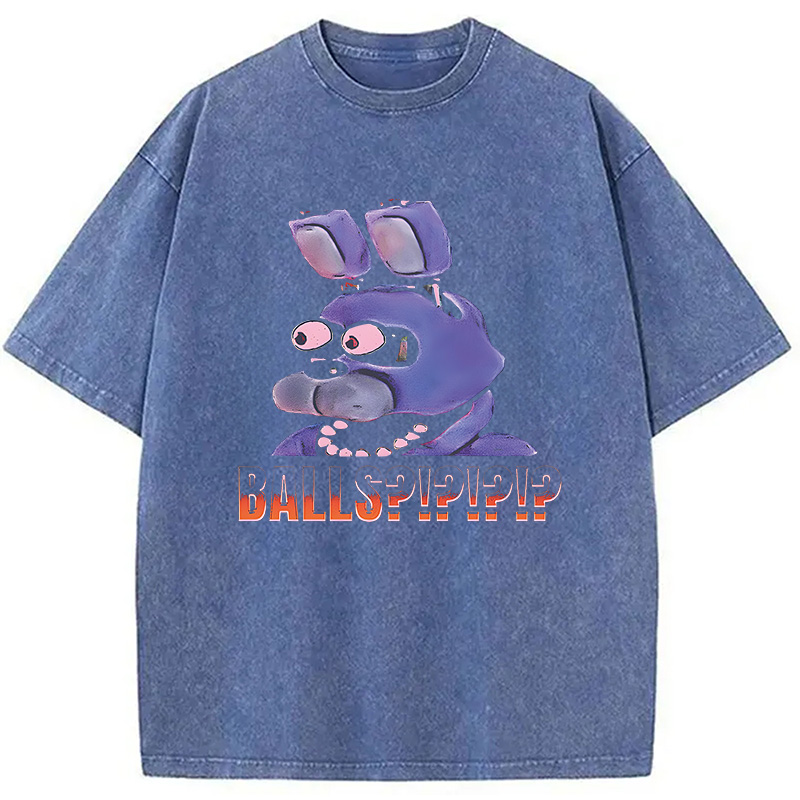 Tokyocanvas Balls?! Washed T-Shirt