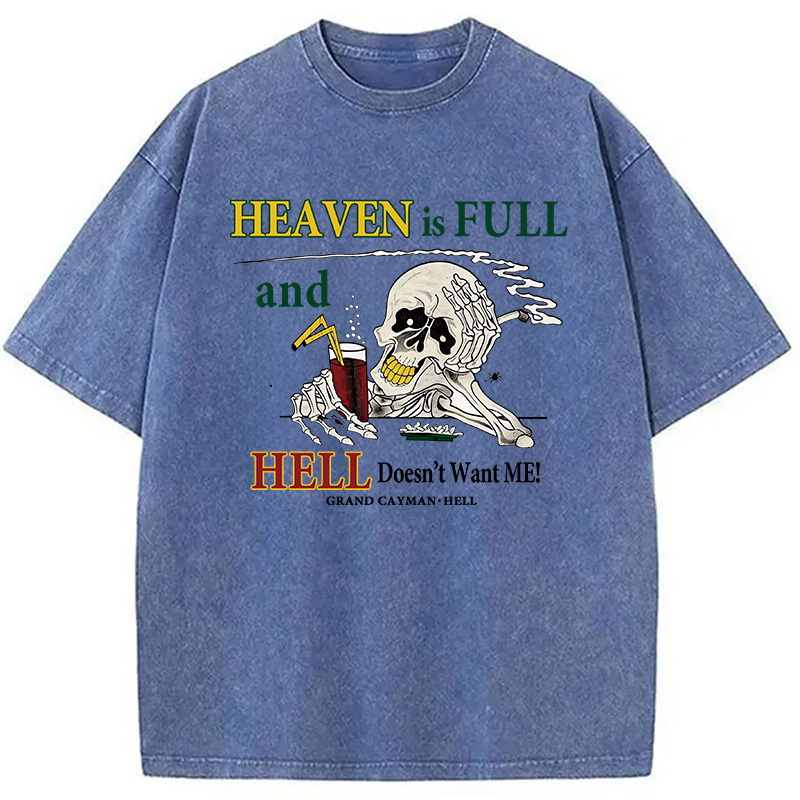 Tokyocanvas Heaven Is Full Washed T-Shirt