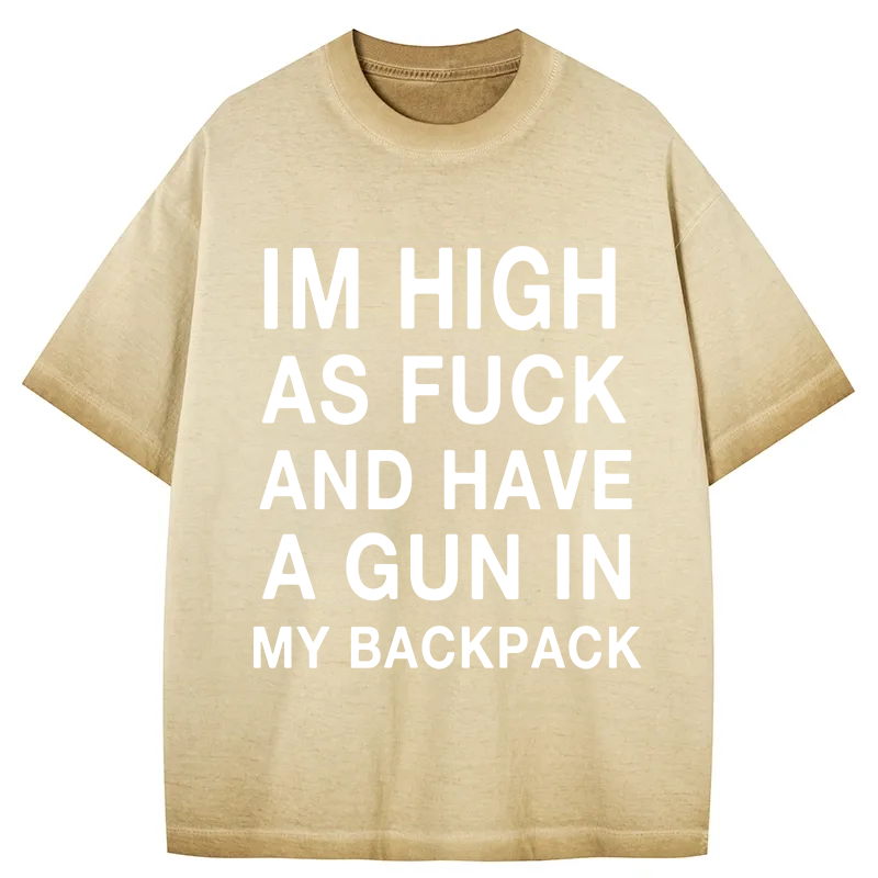 Tokyocanvas Im High Gradient Washed T-Shirt