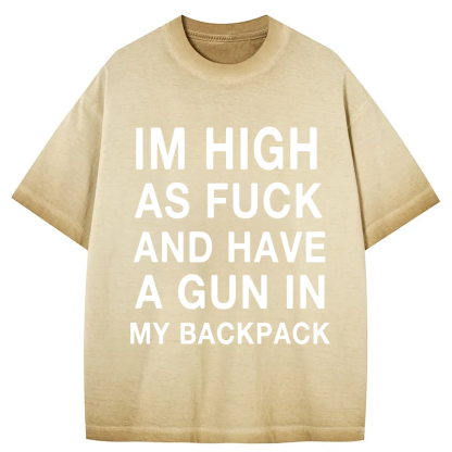 Tokyocanvas Im High Gradient Washed T-Shirt