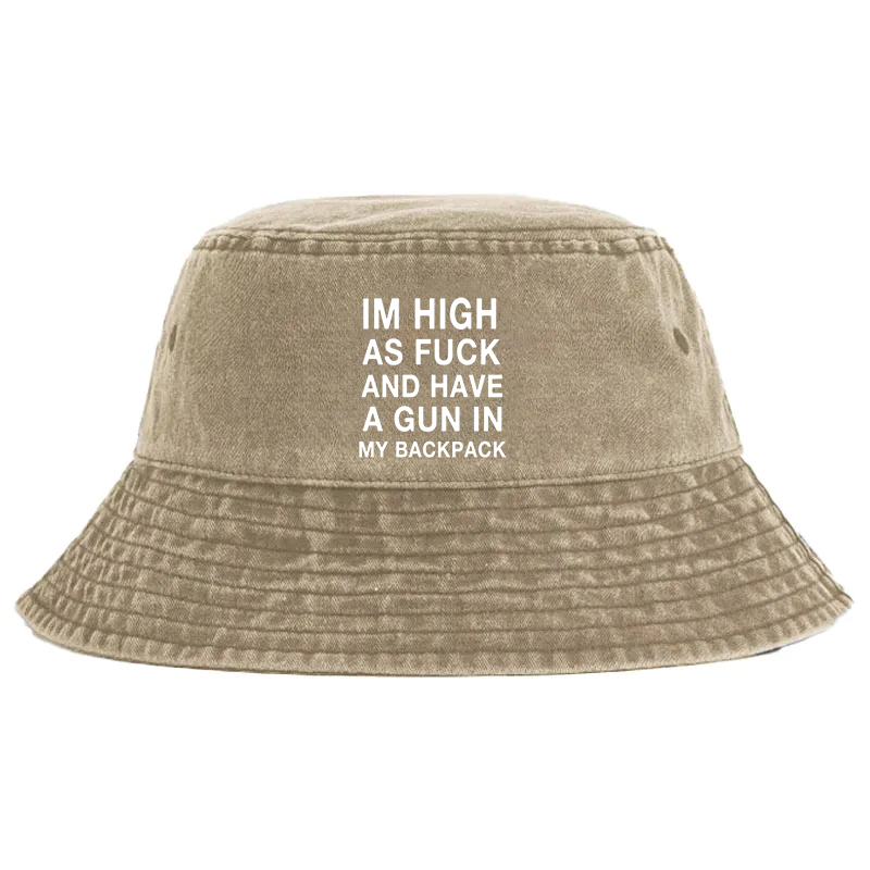 Tokyocanvas Im High Washed Bucket Hat