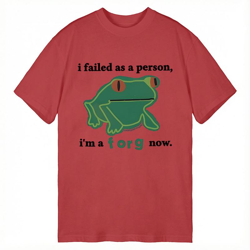 Tokyocanvas I Failed As A Person Funny Frog Meme Classic T-Shirt
