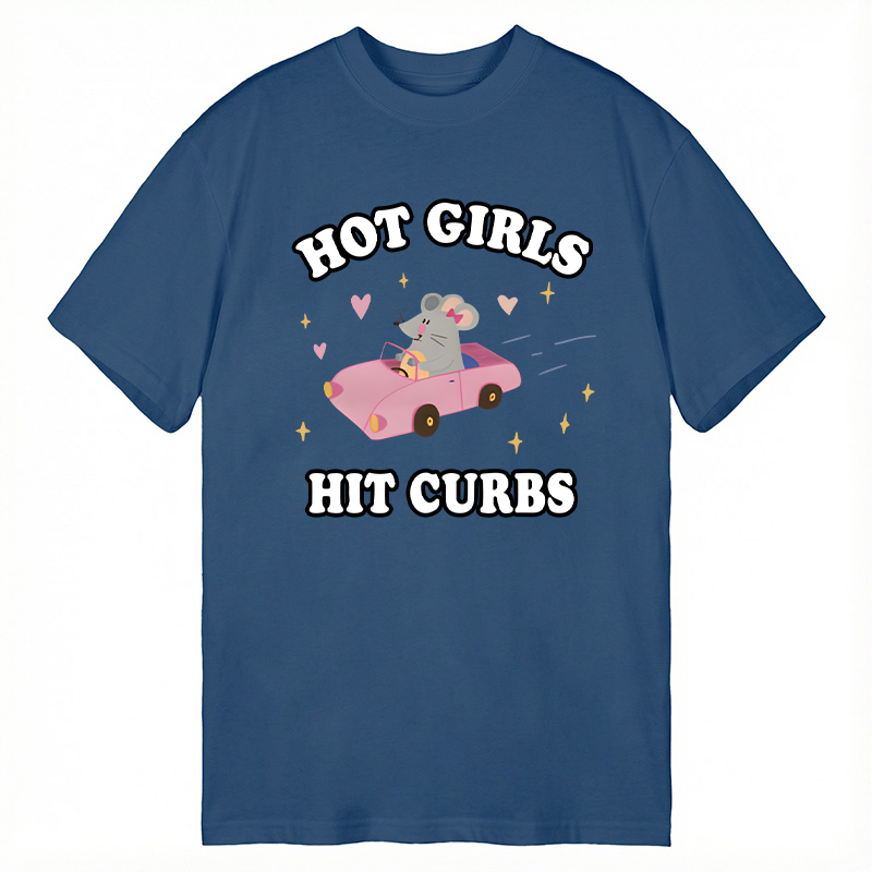 Tokyocanvas Hot Girls Hit Curbs Classic T-Shirt