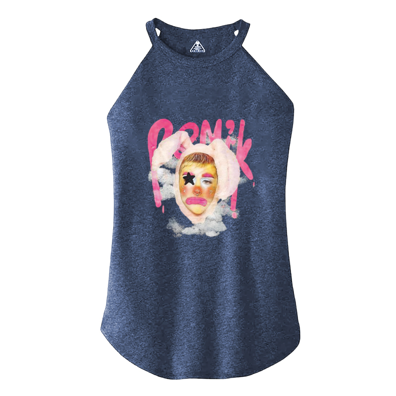 Tokyocanvas Pink Funny Girls Cotton Tank