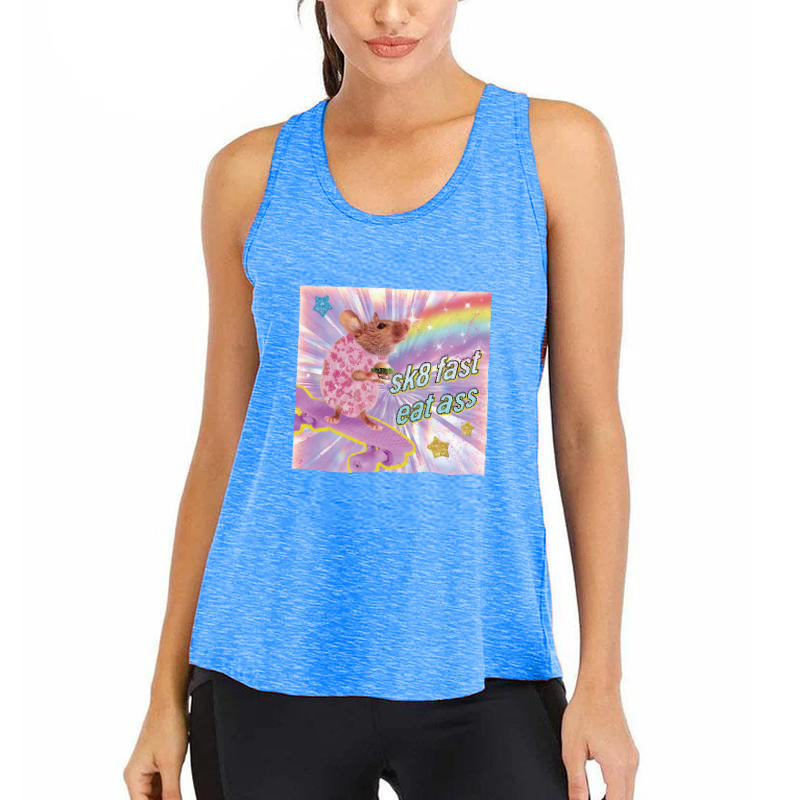 Tokyocanvas Fast Eat Ass Fitness Tank