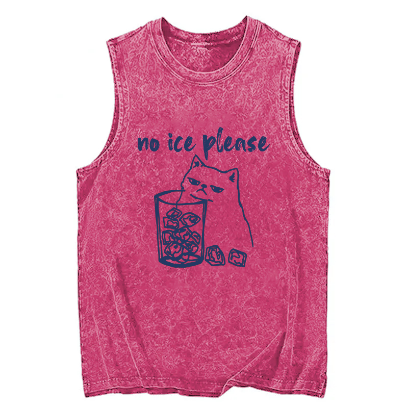 Tokyocanvas No Ice with Cat Washed Tank