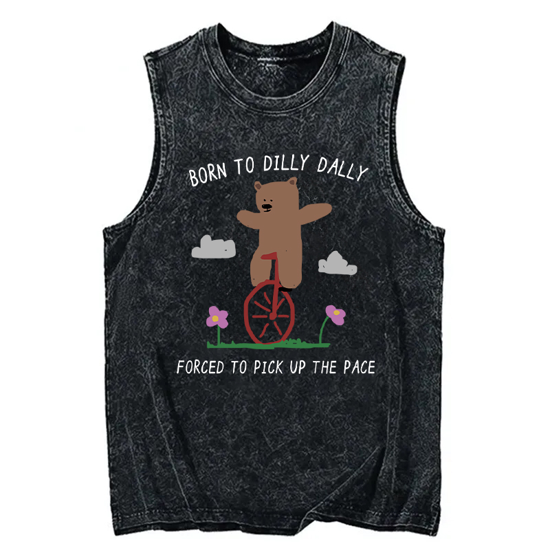 Tokyocanvas Forced To Pick Up The Pace Numbers Washed Tank