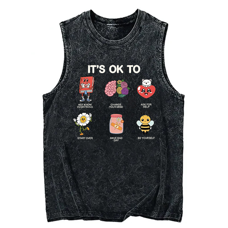 Tokyocanvas It's OK To Washed Tank