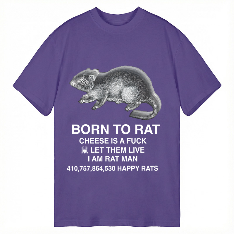 Tokyocanvas Born To Rat Meme Classic T-Shirt