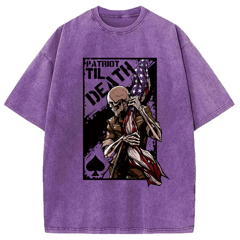 Tokyocanvas Patriot Til Death Washed T-Shirt