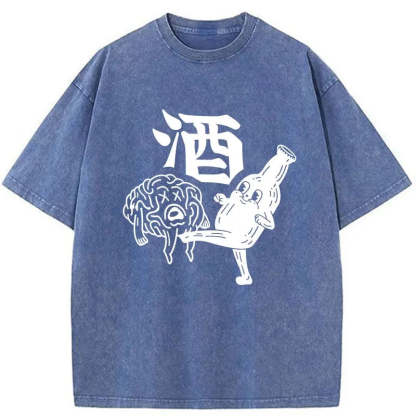 Tokyocanvas Wine's Ultimate Move Washed T-Shirt