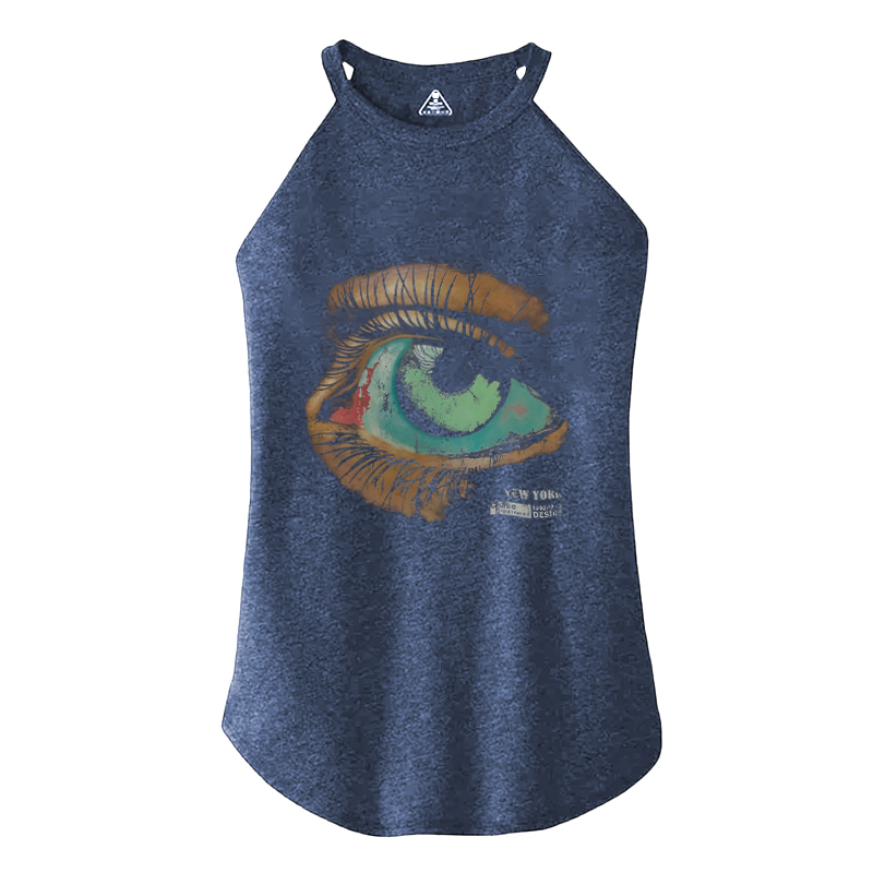 Tokyocanvas Vintage Fashion Eye Cotton Tank