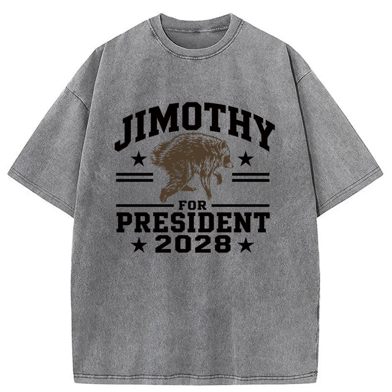 Tokyocanvas Jimothy for President Washed T-Shirt