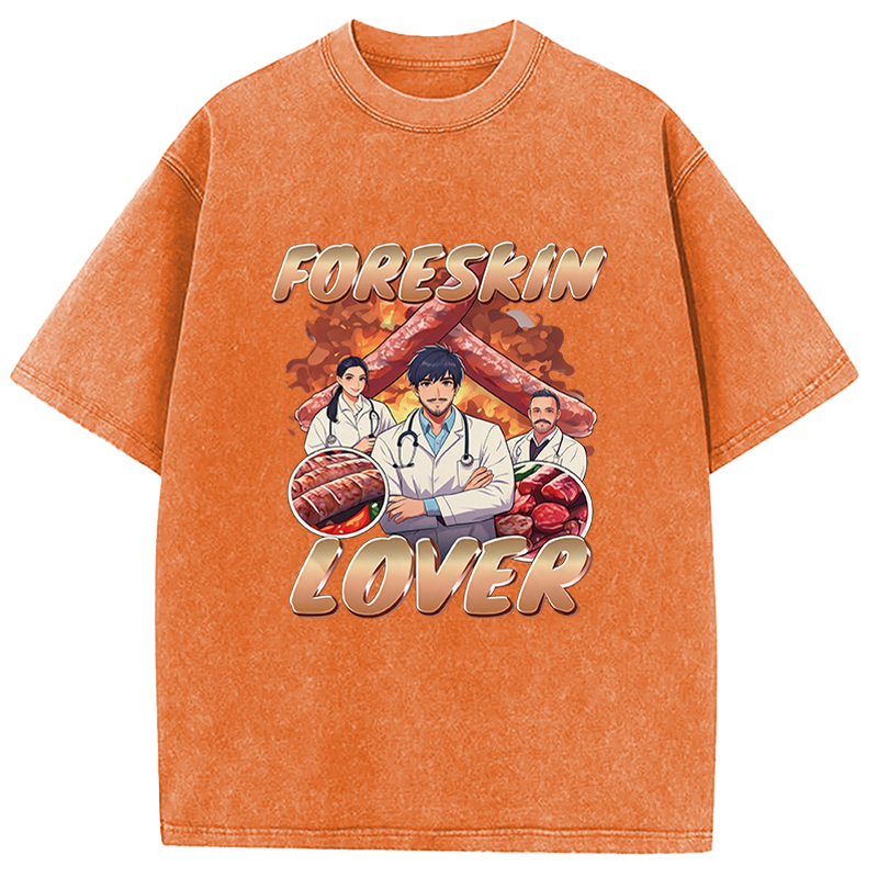 Tokyocanvas Foreskin Lover Washed T-Shirt