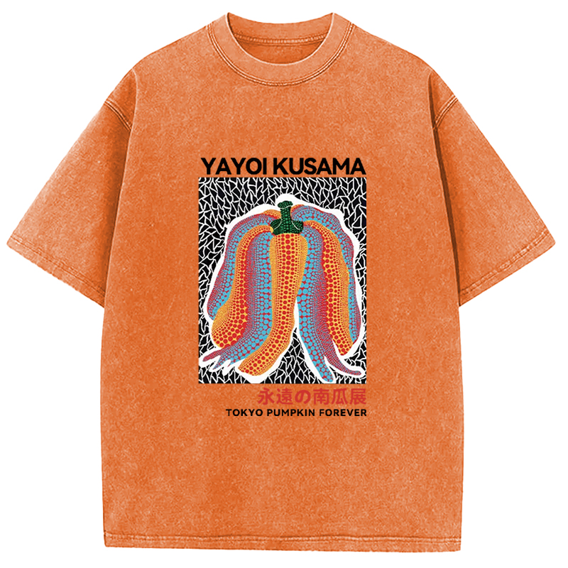 Tokyocanvas TOKYO PUMPKIN FOREVER Washed T-Shirt