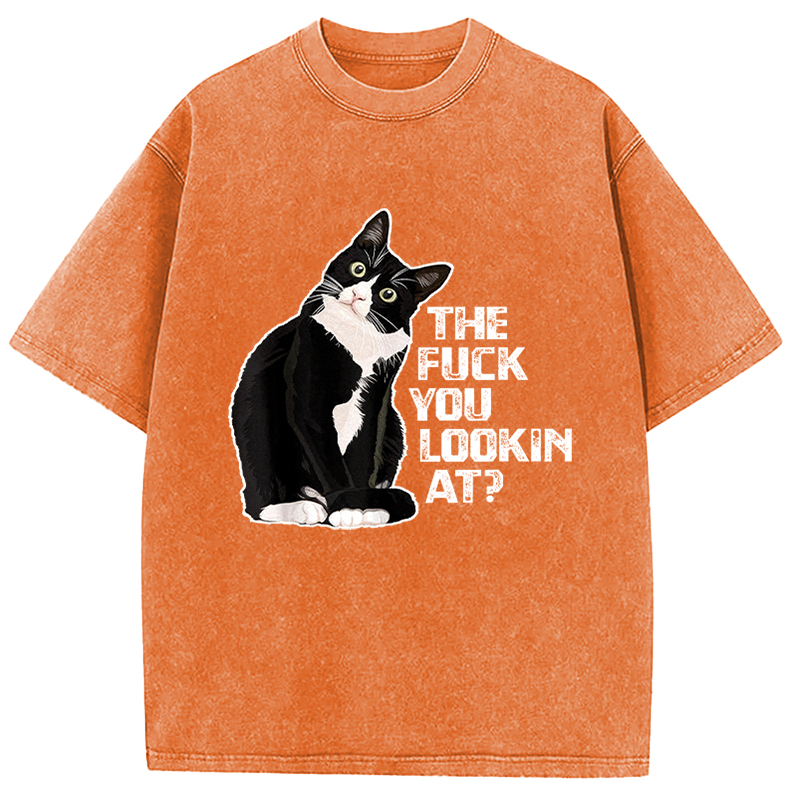 Tokyocanvas The F**k You Lookin at Washed T-Shirt