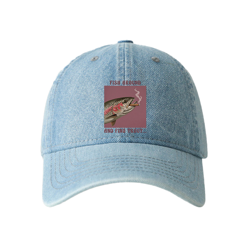 Tokyocanvas Smoking Trout Denim Cap