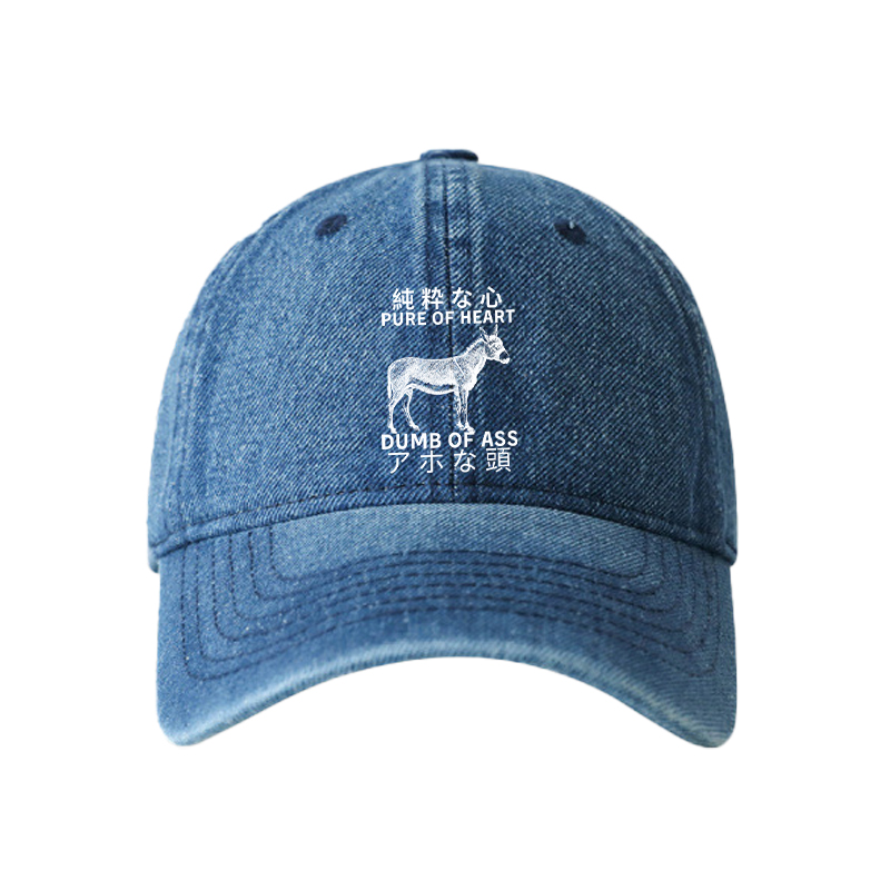 Tokyocanvas Donkey Pure of Heart Dumb of Ass Denim Cap