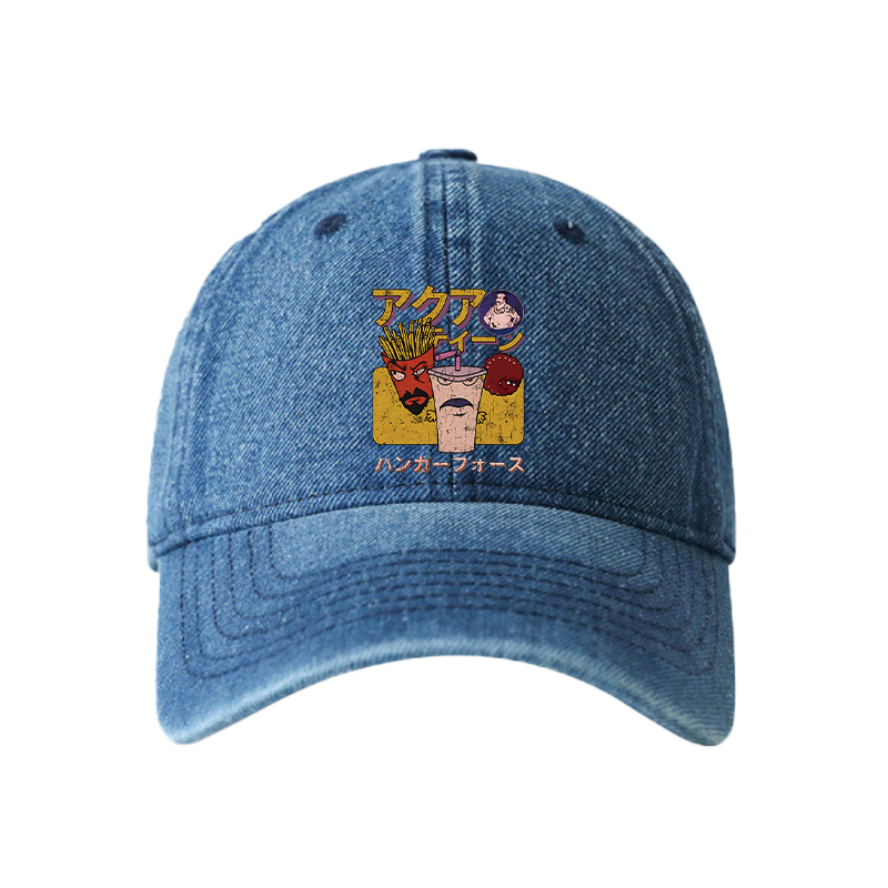 Tokyocanvas Aqua Teen Hunger Force Japanese Retro Denim Cap