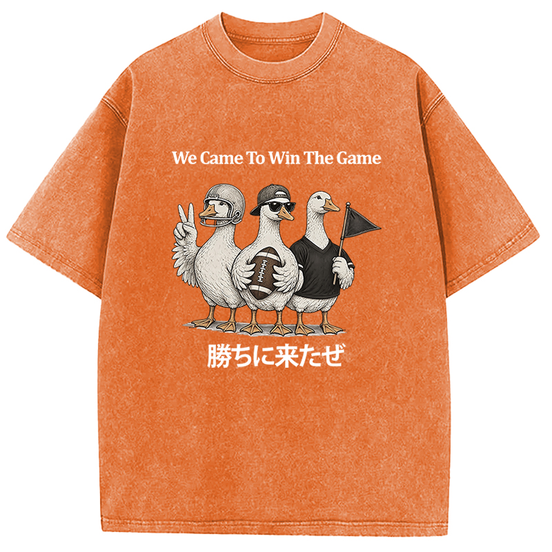 Tokyocanvas Football Goose Washed T-Shirt