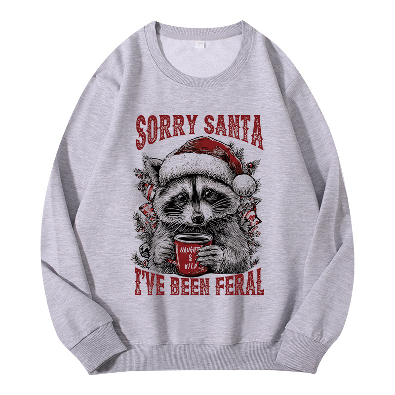 Tokyocanvas Sorry Santa I've Been Feral Classic Sweatshirt