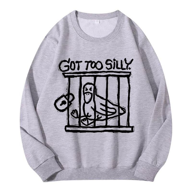 Tokyocanvas Lock Up A Stupid Goose Classic Sweatshirt