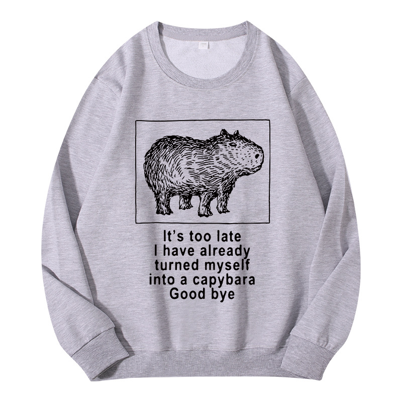 Tokyocanvas I Have Turned Myself Into A Capybara Classic Sweatshirt