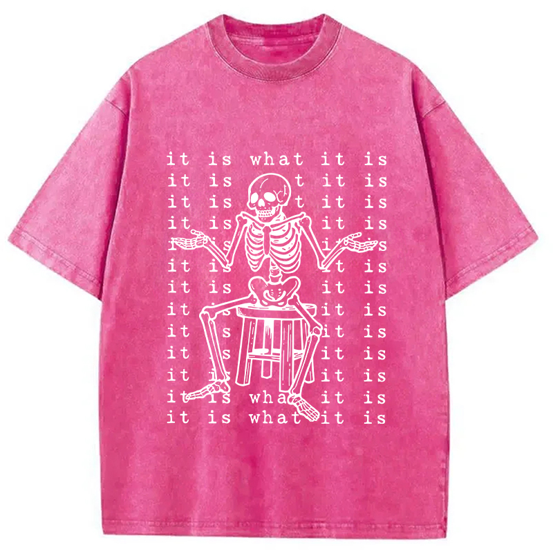Tokyocanvas Helpless Skeleton Washed T-Shirt