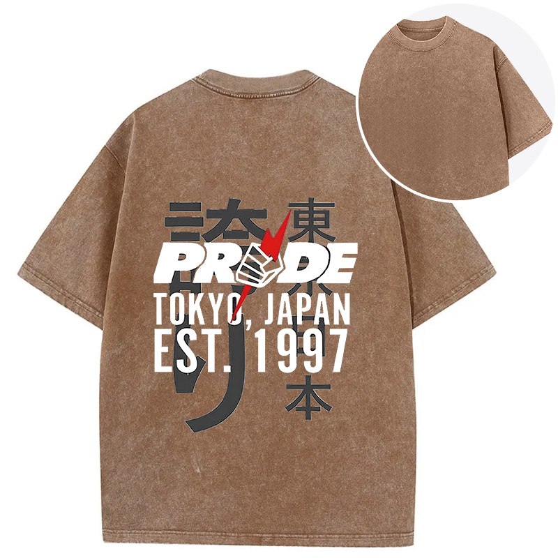 Tokyocanvas Pride FC Tokyo Japan Back Washed T-Shirt