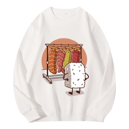 Tokyocanvas Which One Should I Wear Today Classic Sweatshirt