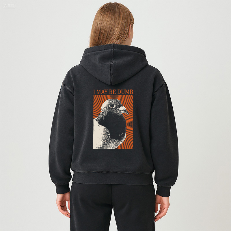 Tokyocanvas I May Be Dumb Washed Zip Hoodie