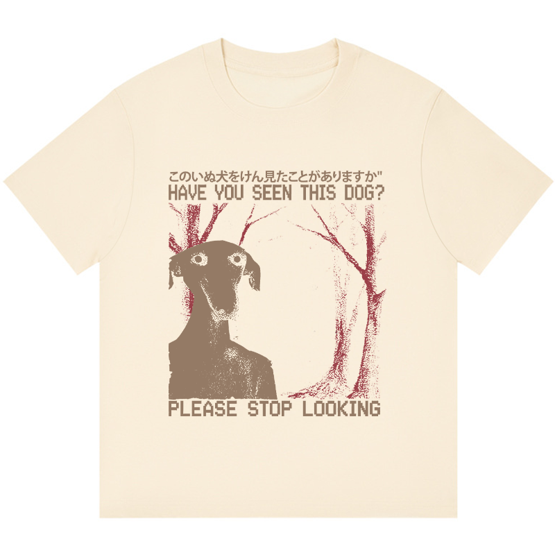 Tokyocanvas Have You Seen This Dog? Boxy T-shirt
