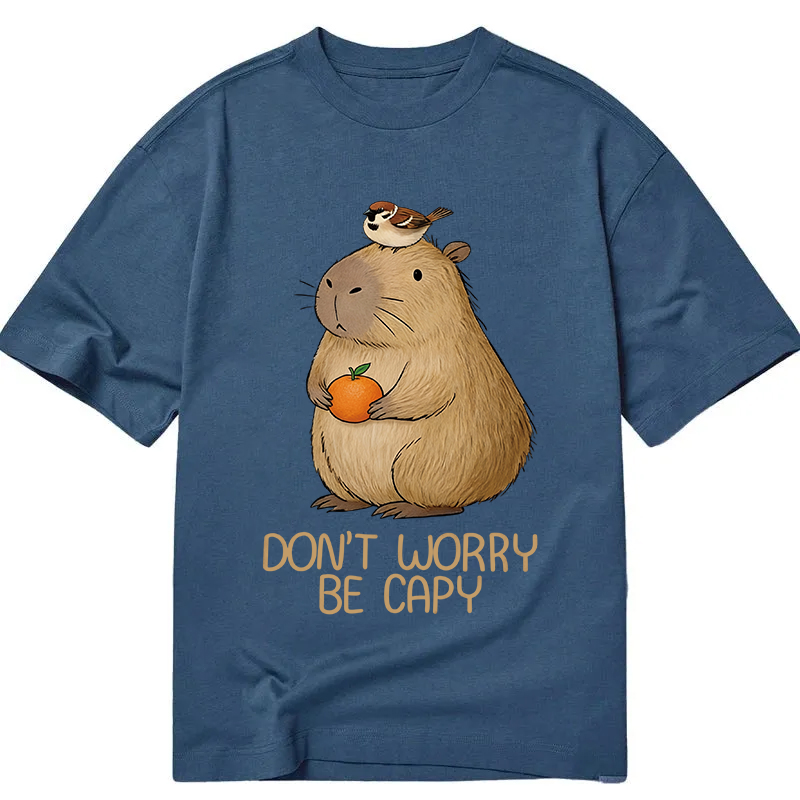 Tokyocanvas Capybaras Don't Worry Classic T-Shirt