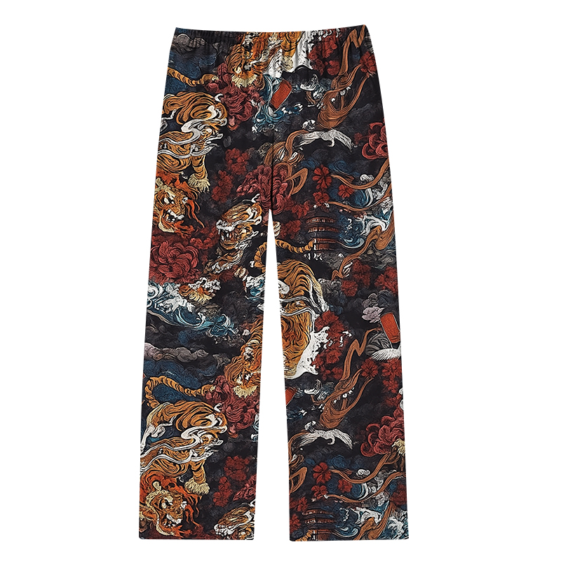 Tokyocanvas Vintage 1950s Tiger Pajama Set