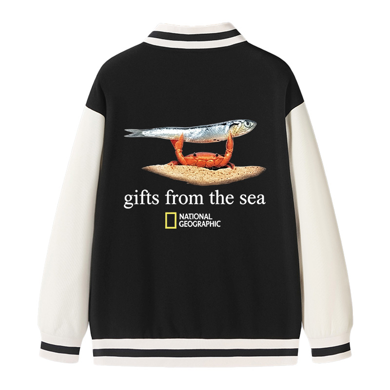 Tokyocanvas Gifts From The Sea Varsity Jacket