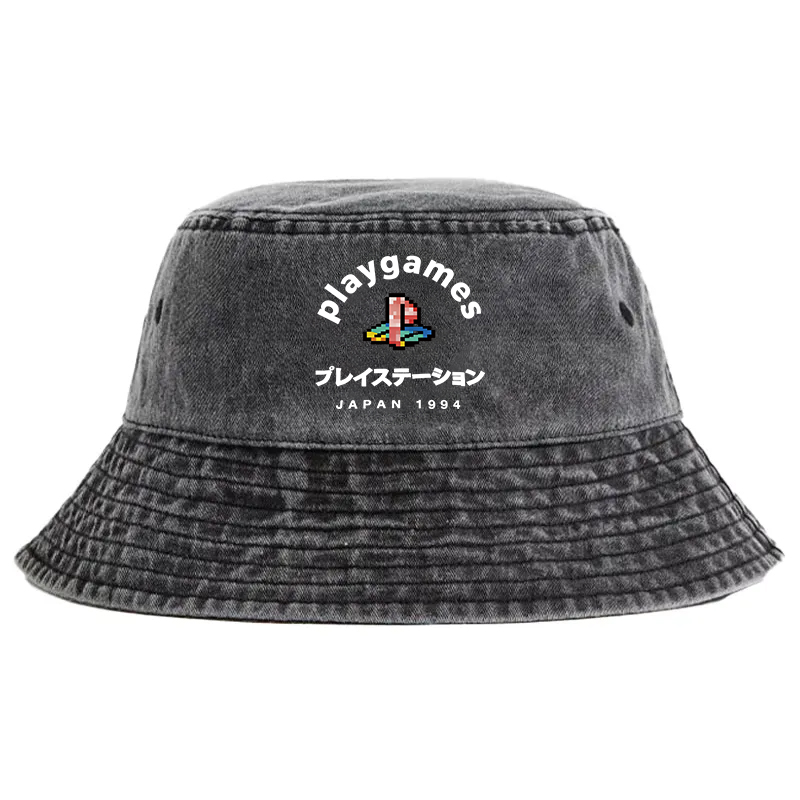 Tokyocanvas Play Games Japan Washed Bucket Hat