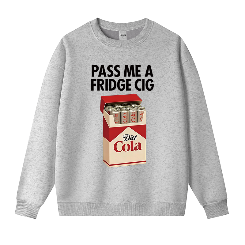 Tokyocanvas I Need A Diet Cola Fleece Lined Sweatshirt