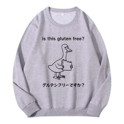 Tokyocanvas Avoid Gluten Product Classic Sweatshirt