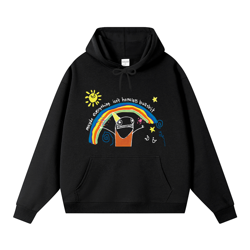 Tokyocanvas Hyperbole And A Half Fleece Lined Hoodie