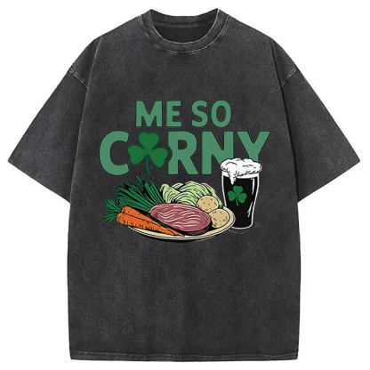 Tokyocanvas Me So Corny Beer Washed T-Shirt