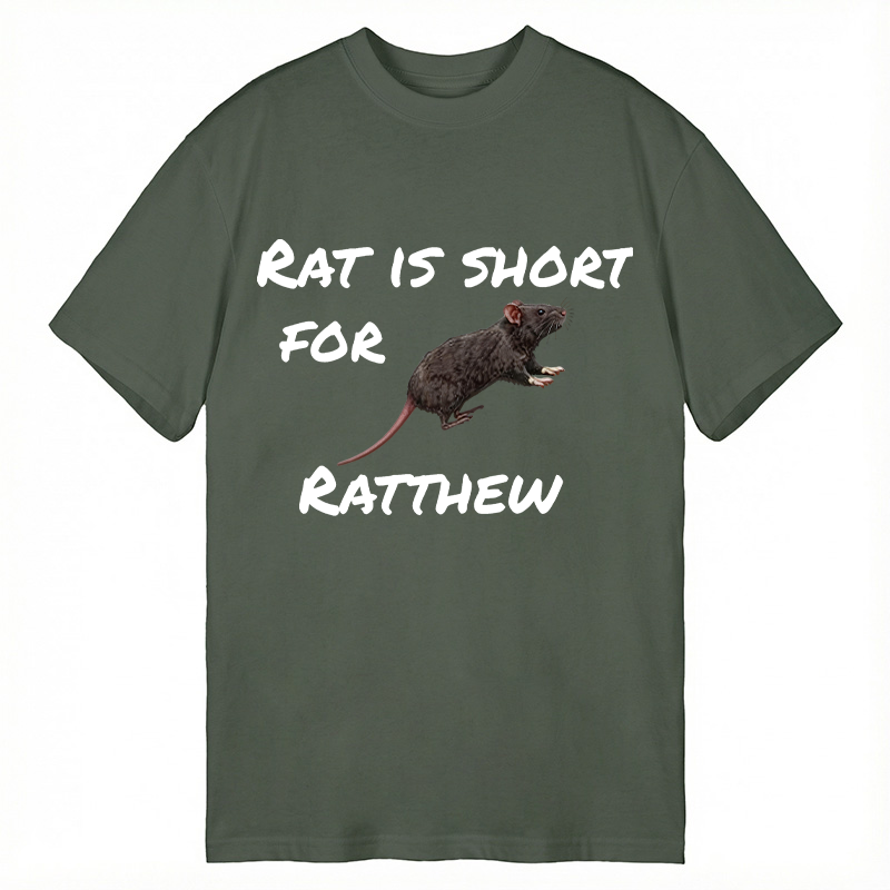 Tokyocanvas Rat Is Short For Ratthew Classic T-Shirt