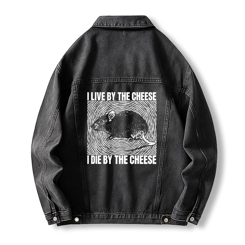 Tokyocanvas I Live By The Cheese Rat Jean Jackets