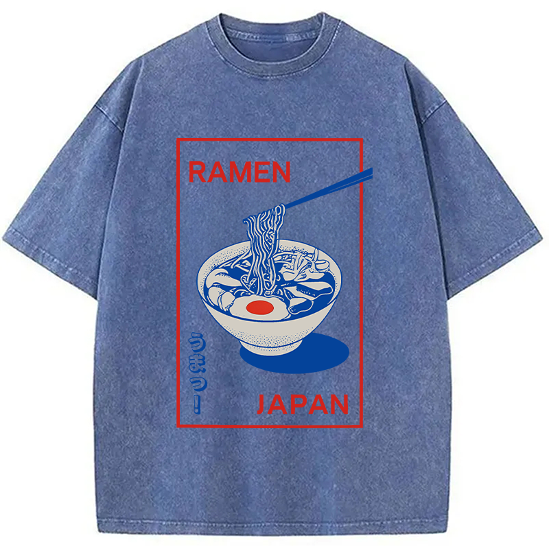 Tokyocanvas Umai Noodle Washed T-Shirt