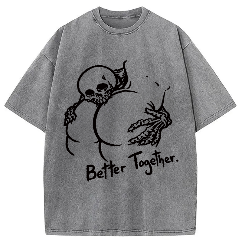 Tokyocanvas Better Together Washed T-Shirt