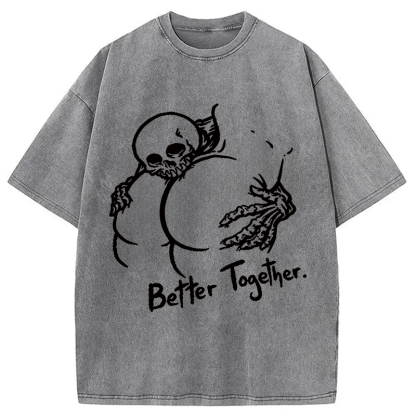 Tokyocanvas Better Together Washed T-Shirt