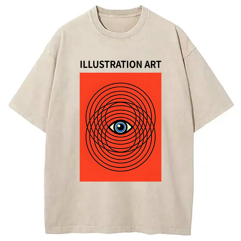 Tokyocanvas Hypnotic By Carbine Washed T-Shirt