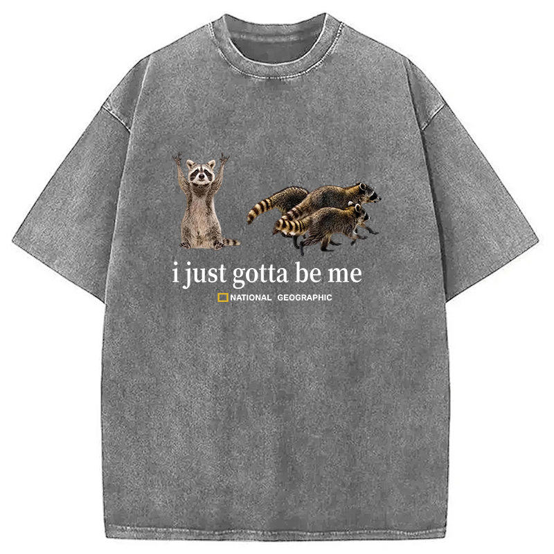 Tokyocanvas White Raccoon Washed T-Shirt