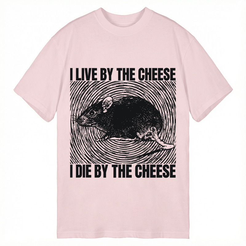 Tokyocanvas I Live By The Cheese Rat Classic T-Shirt