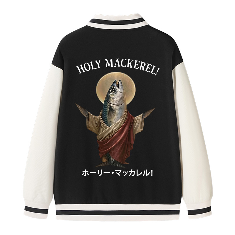 Tokyocanvas Holy Mackerel Varsity Jacket