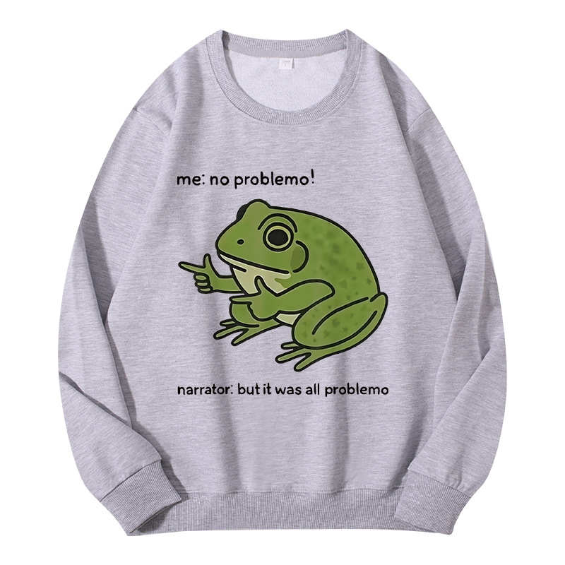 Tokyocanvas Stupid Frog Meme Classic Sweatshirt